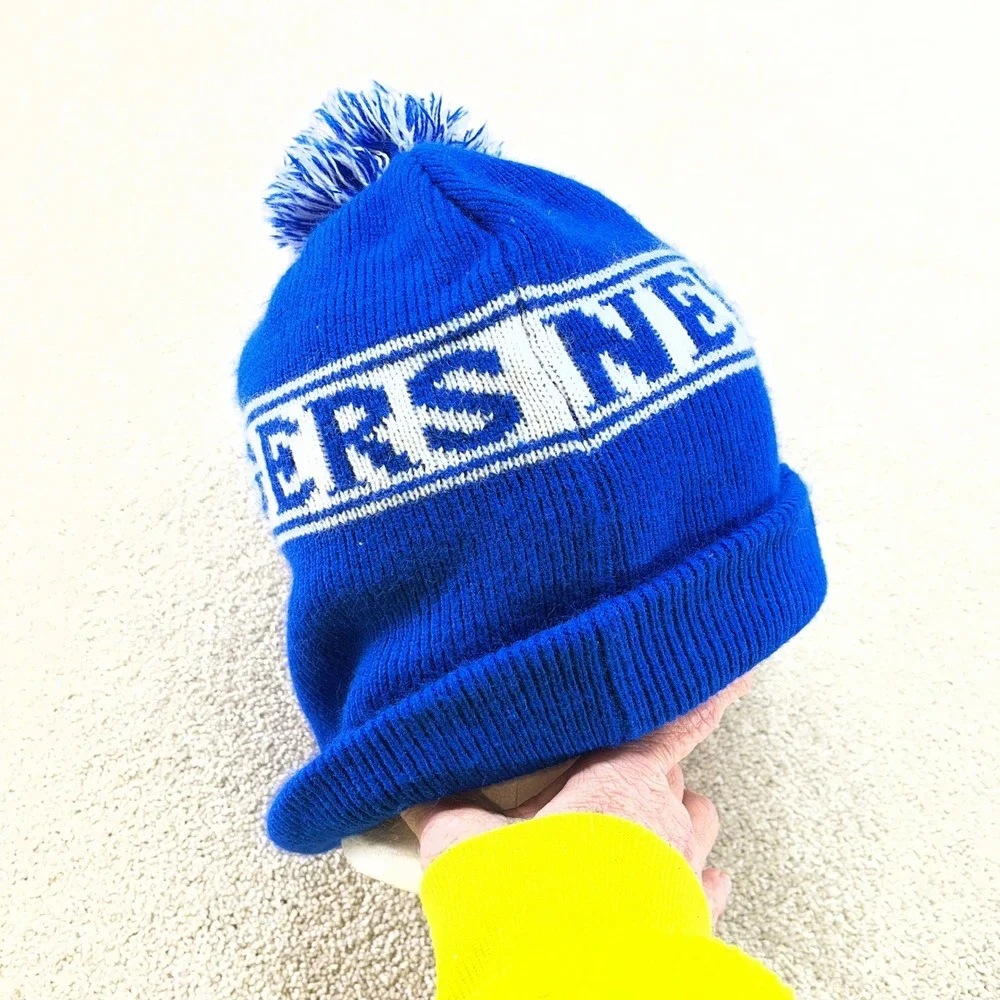 Fanatics New York Rangers‎ Beanie Men OS Blue NHL Knit Pom Cuffed Hat